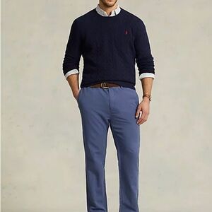Polo Ralph Lauren Classic Fit Linen-Cotton PantBig & Tall